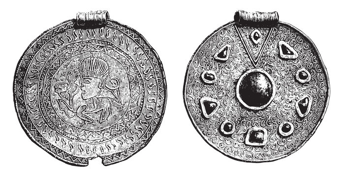 Geography Congress exhibition, Bracteates gold found in Norway,