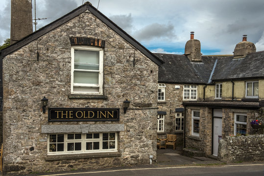 rural pub Old Inn, Widecombe in the Moor, Newton Abbot, Devon, England