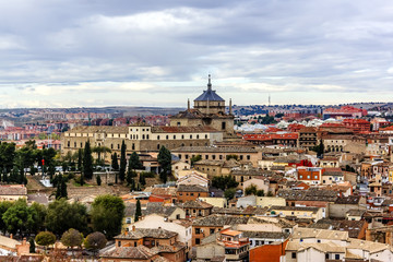 Fototapeta premium Toledo panorama at sunset. World Heritage Site. Spain. 