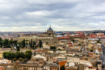 Fototapeta premium Toledo panorama at sunset. World Heritage Site. Spain. 