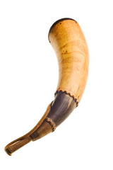 powder horn isolated