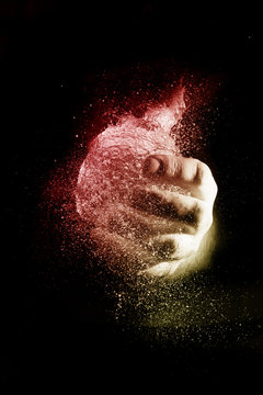 Water balloon burst