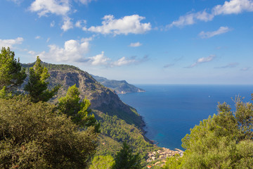 Obraz premium Beautiful view of Sierra de Tramuntana, Mallorca, Spain