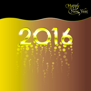 Happy New Year Card 2016 