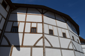 Fototapeta na wymiar Shakespeares globe medieval theatre, London