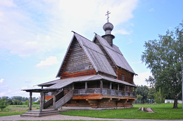 wooden Church in Suzdal, Russia