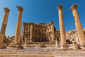 Nymphaeum in Jerash, Jordan