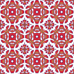 Gorgeous seamless patchwork pattern from colorful Moroccan tiles, ornaments. For wallpaper, pattern fills, surface textures