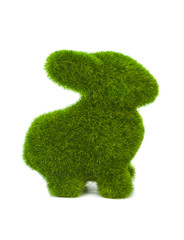 Rabbit made of grass