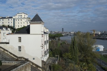 Vue de Nantes de la Butte Sainte-Anne