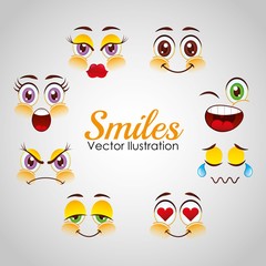 smiley faces design