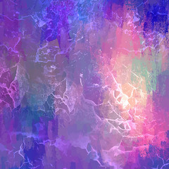 Purple scribble brush strokes background.