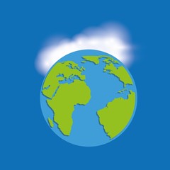 Obraz na płótnie Canvas earth planet climate design