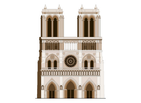 Cathedral Notre-Dame de Paris in France - 2