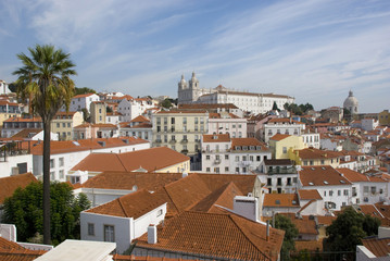 Fototapeta na wymiar Blick über Lissabon - Portugal