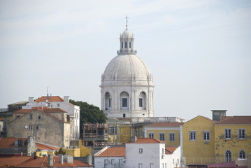 Fototapeta premium Pantheon oder Santa Engracia Kirche in Lissabon, Portugal