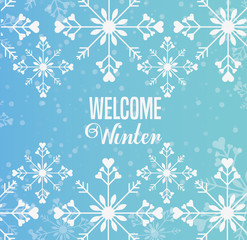 welcome winter design