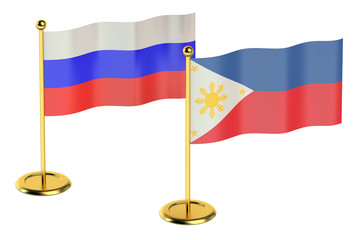 meeting Philippines with Russia concept