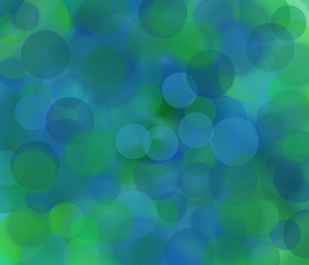 Blue and green blur