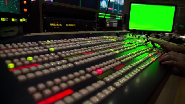 Broadcast Tv Studio Production - Vision Switcher Studio Director,  Broadcast Video Mixer Operation