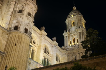 Obraz premium Monumentos de la ciudad de Málaga, la catedral