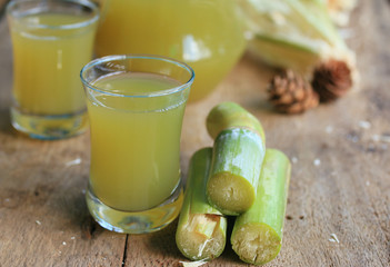 sugar cane with molasses