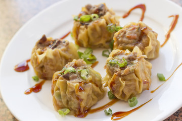 Chinese Dim Sum Dumplings