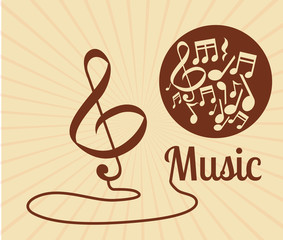 Music icon design 