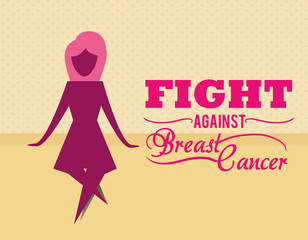 Obraz na płótnie Canvas Breast cancer design 
