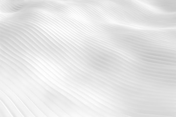 White snowy surface hills or white dunes - wavy abstract landscape background