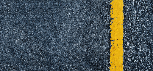 Road texture with two yellow stripe