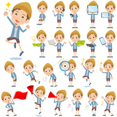 Jacket Short pants knit hat man 2