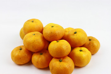 Bunch of lemons isolated