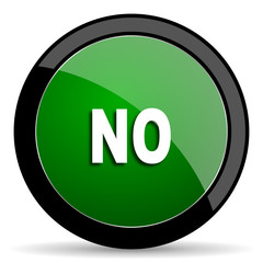 no green web glossy icon with shadow on white background