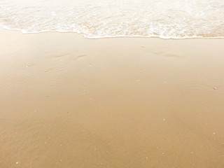 Fototapeta na wymiar sand on the beach in Thailand 