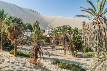 Desert oasis Huacachina near Ica, Peru