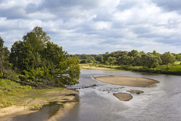 Mulde River in summer