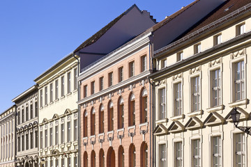Fototapeta na wymiar Historical Baroque Street in Potsdam.