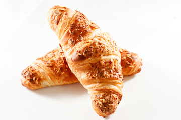 Fresh and tasty croissant