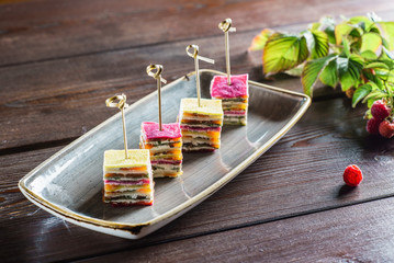 vegetarian canape
