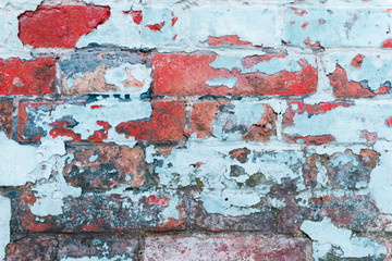 Brick texture with scratches and cracks