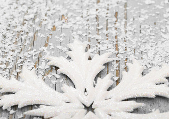 Christmas background with snowflakes