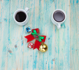 coffee cup and stethoscope,