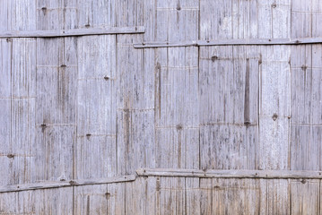 Bamboo wall texture use for background.