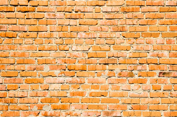 Background of old vintage brick wall