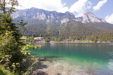 Lake near  the mountain
