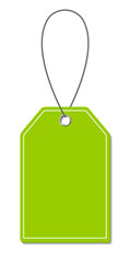 Blank Light Green Tag
