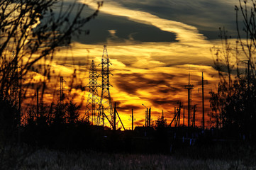 Багровое небо