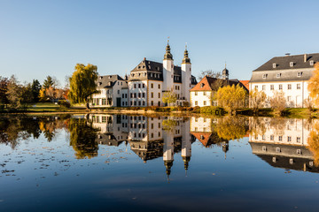 Fototapeta na wymiar Schloss Blankenhain bei Zwickau