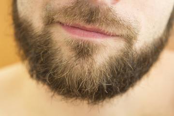 Fototapeta premium Closeup of beard man